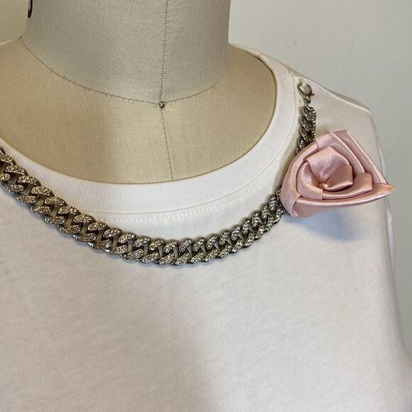 Ozlana Australia white cotton dress with bow  📦 - Picture 14 of 15